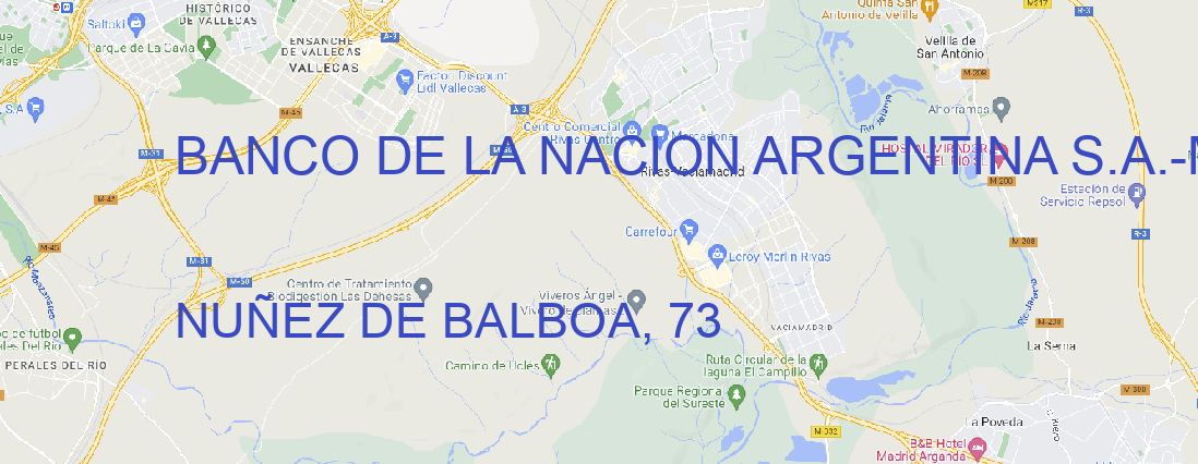 Oficina BANCO DE LA NACION ARGENTINA S.A. MADRID